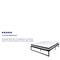 Flash Furniture Queen Platform Bed Frame and 12" Mattress Set XU-BD10001-10PSM-Q-GG - alternate 3